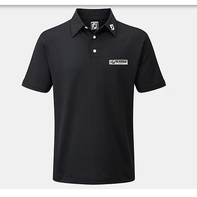 BLACK FJ STRETCH PIQUE SOLID SHIRT