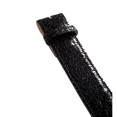 DRUH BELT CROC LEATHER
